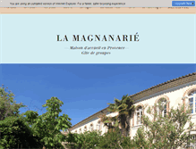 Tablet Screenshot of magnanarie.com